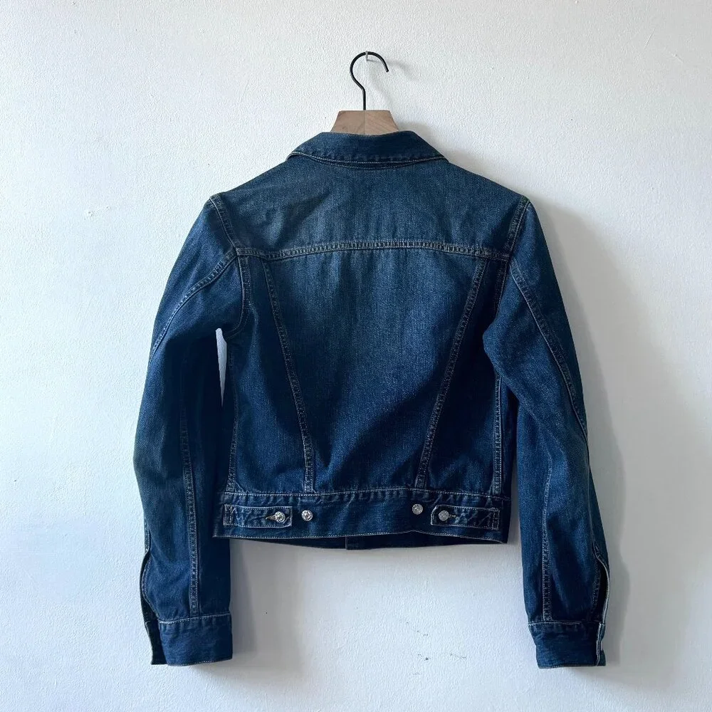 Diesel Cropped Denim Jacket, Size Small - Picture 2 of 6